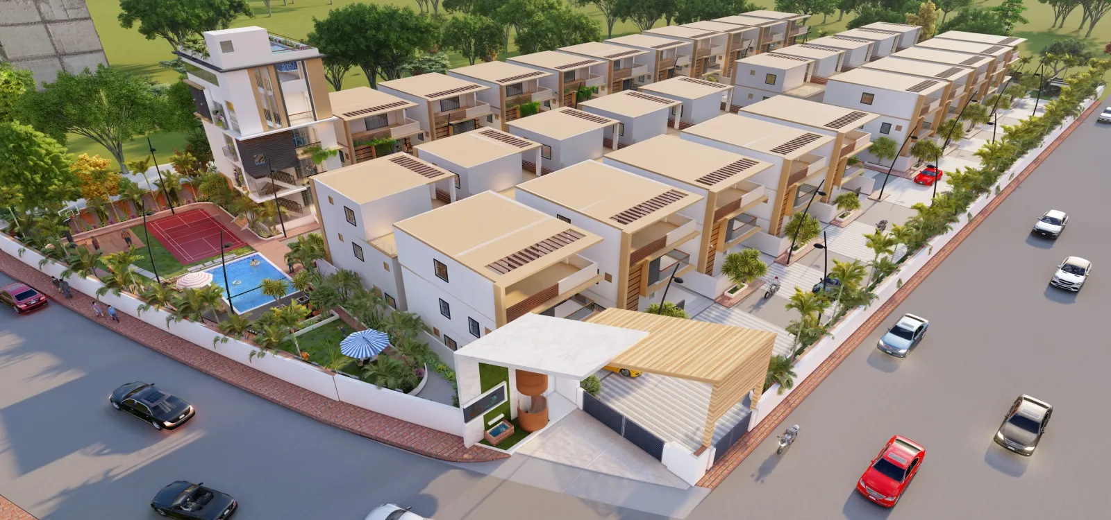 Modern Residential Community with Premium Amenities